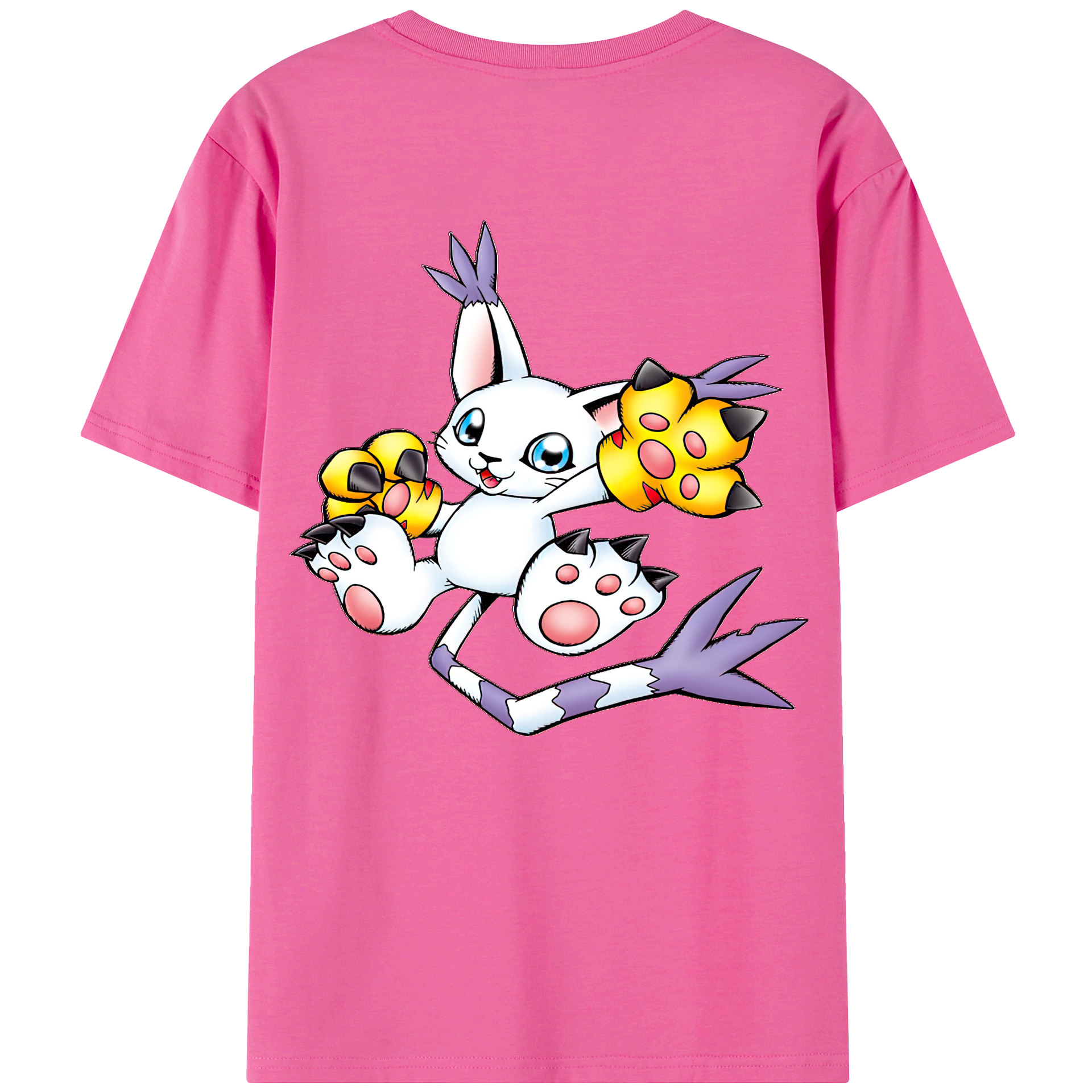 （画像用） Digimon デジタルモンスター/デジモン レディース半袖Tシャツ(バックプリント)